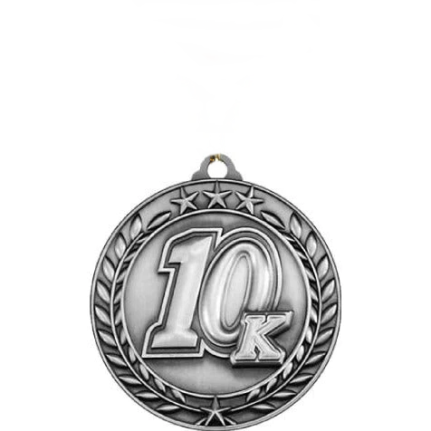 Wreath Antique Medallion - Silver