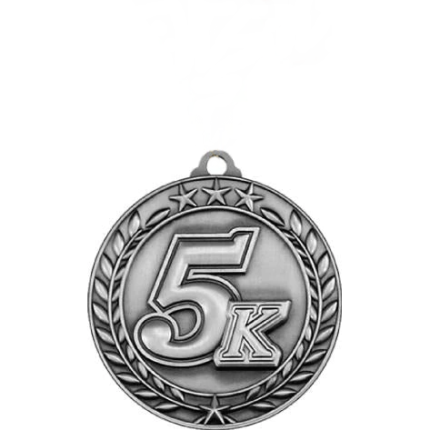 Wreath Antique Medallion - Silver