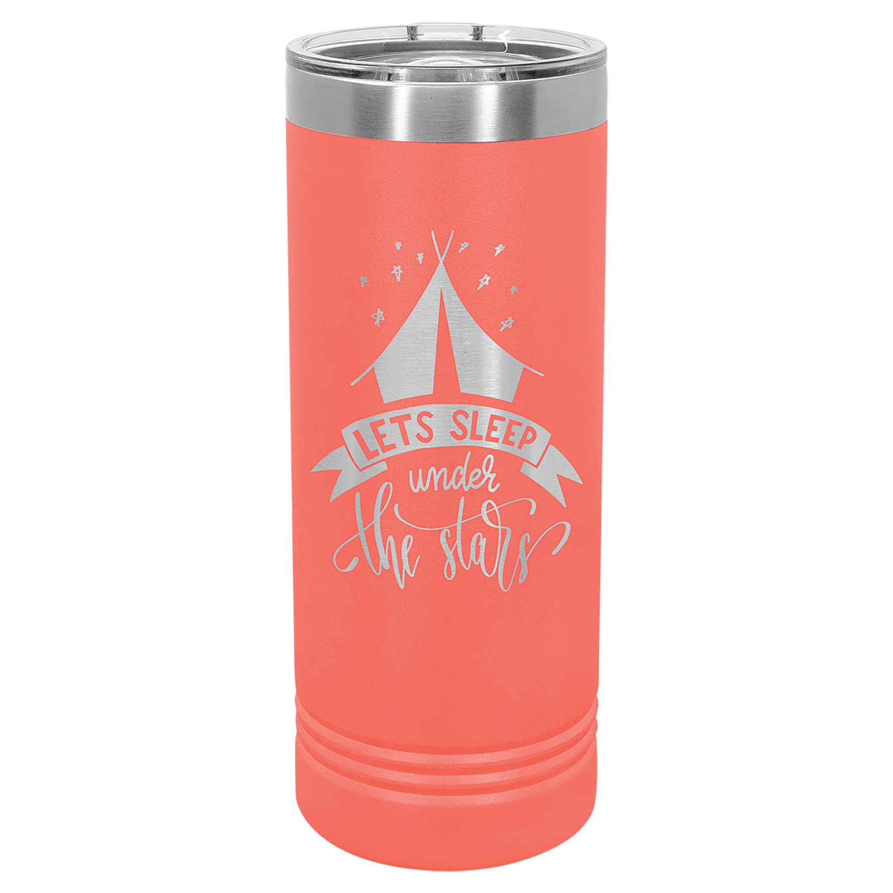 Baby Pink Insulated Stainless Steel Tumbler Bottle with Custom Engraved Text