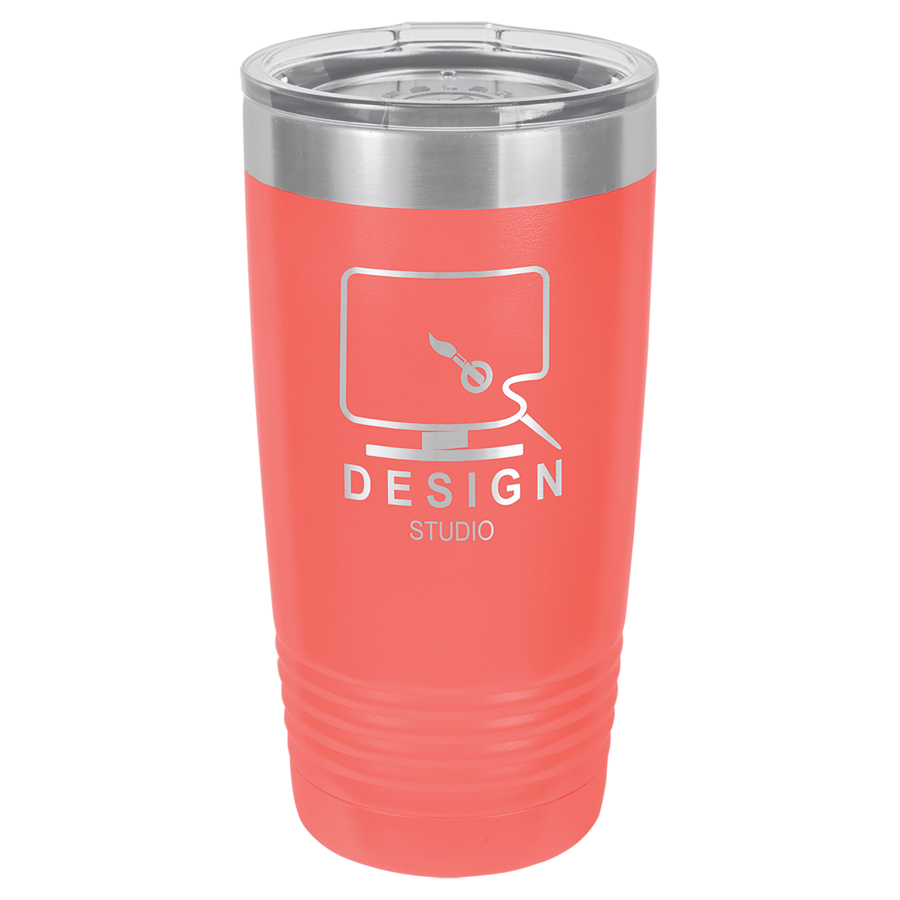 Baby Pink Insulated Stainless Steel Tumbler Mug with Custom Logo