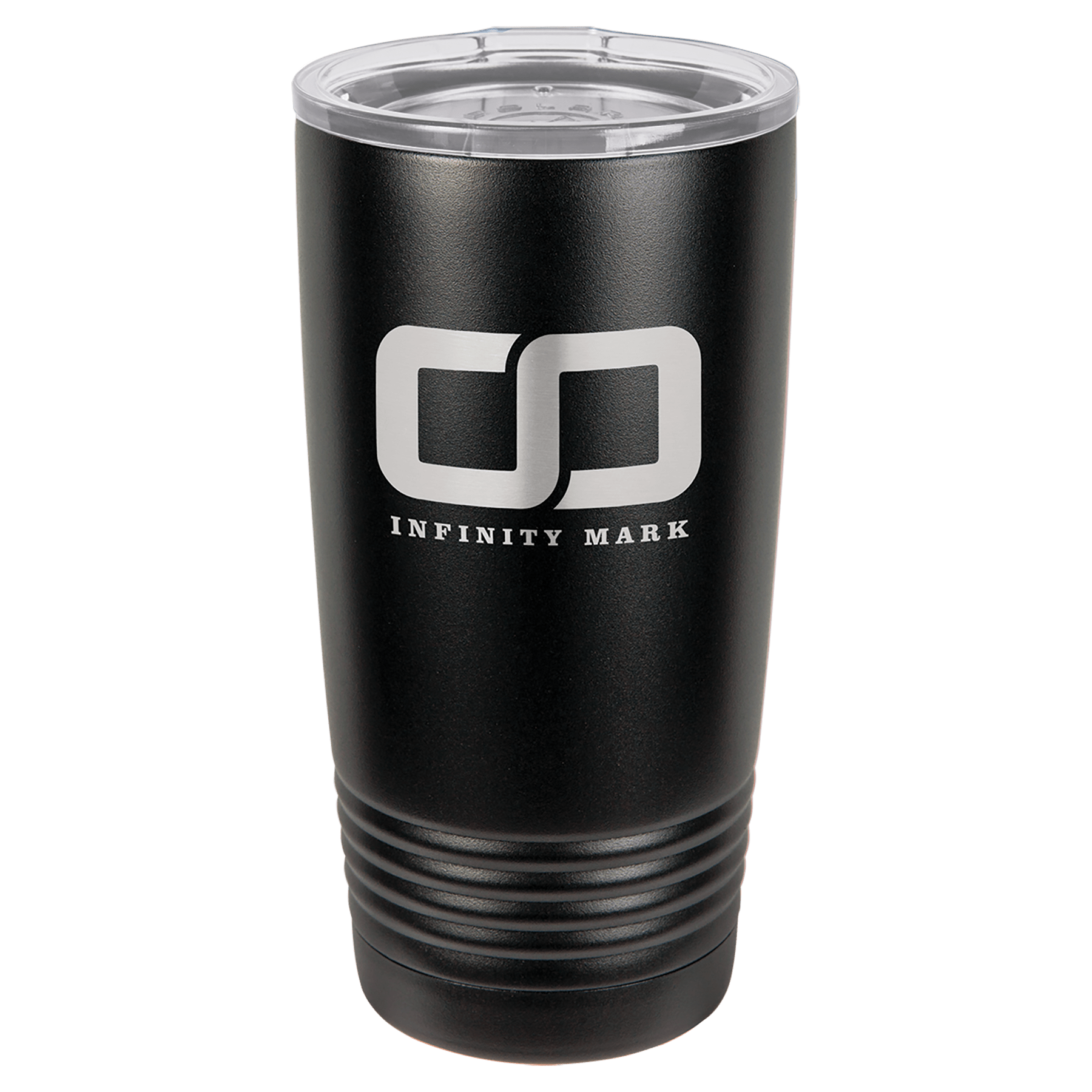 Black Insulated Stainless Steel Tumbler Mug with Custom Logo