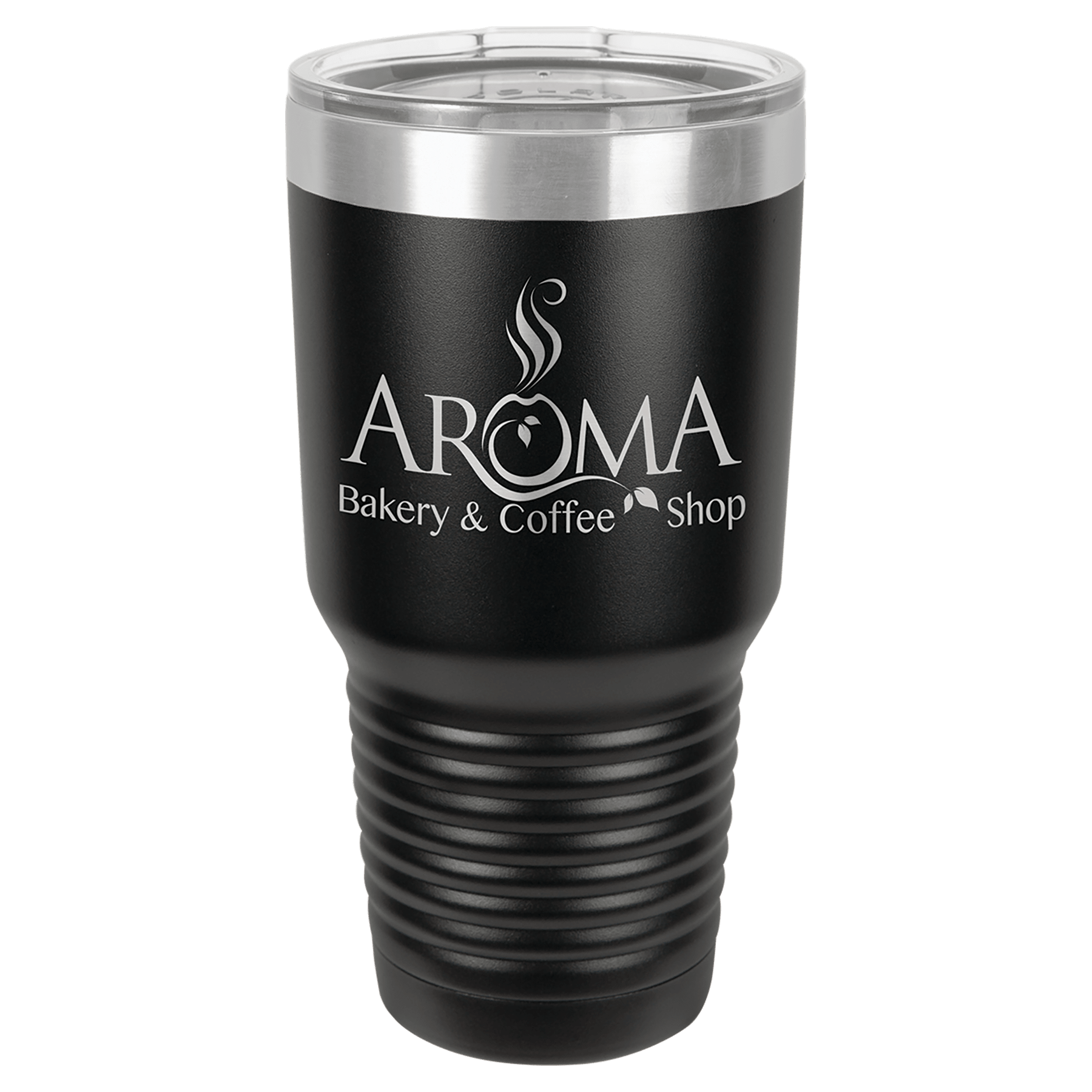 Black Stainless Steel Insulated Tumbler Cup with Custom Logo