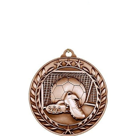 Bronze Football Medal