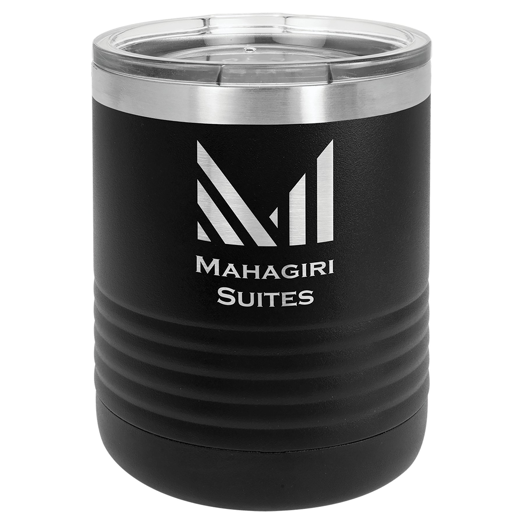 Custom Engraved Black Stainless Steel Insulated Tumbler