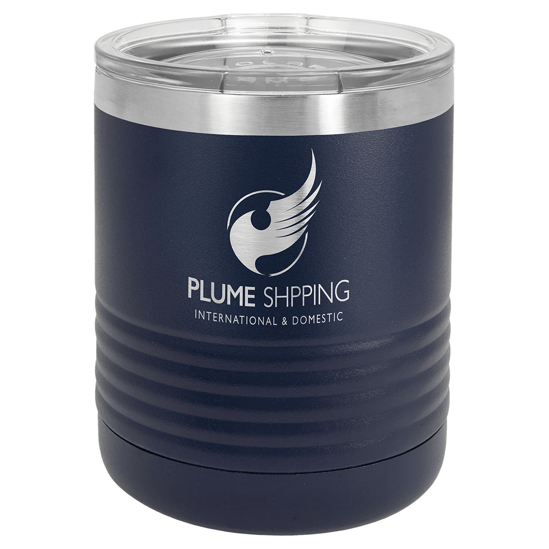 Custom Engraved Dark Blue Stainless Steel Insulated Tumbler