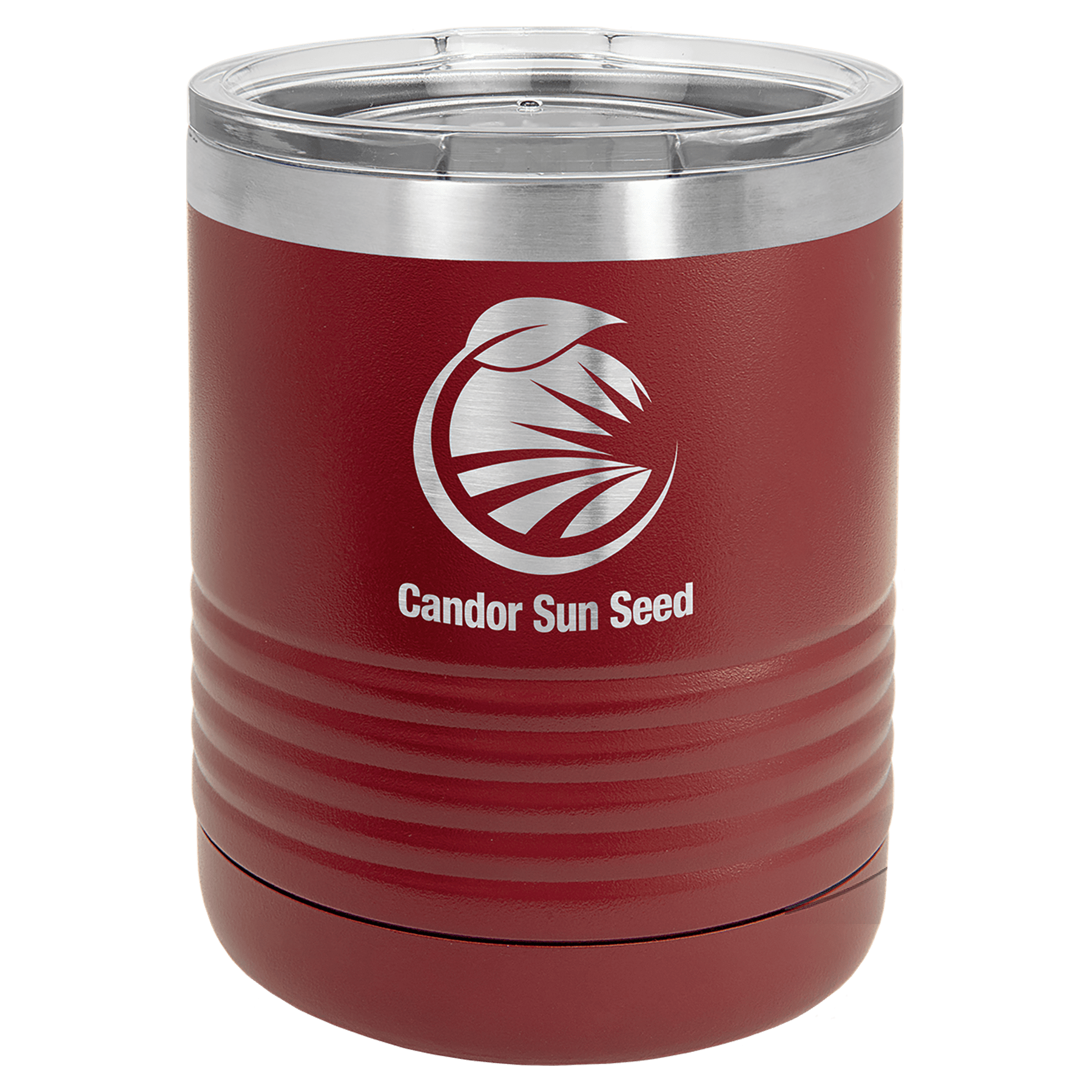 Custom Engraved Maroon Stainless Steel Insulated Tumbler