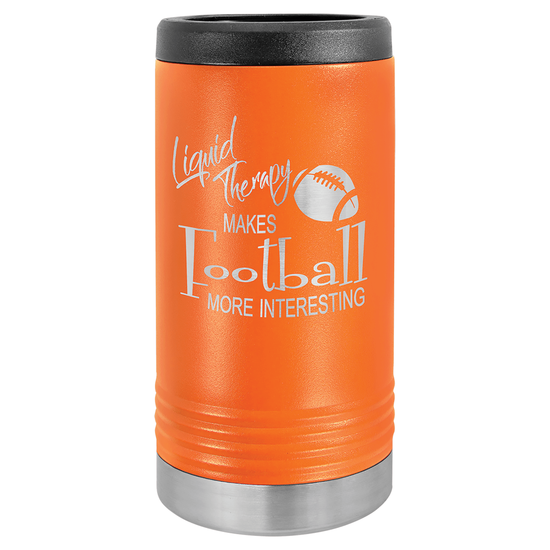 Custom Engraved Orange Stainless Steel Insulated Tall Tumbler