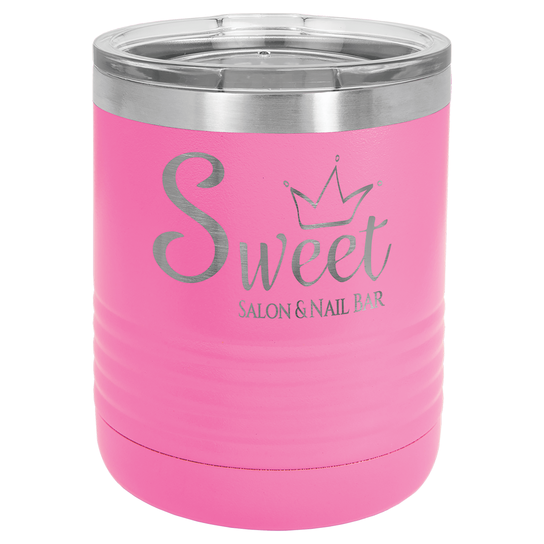 Custom Engraved Pink Stainless Steel Insulated Tumbler