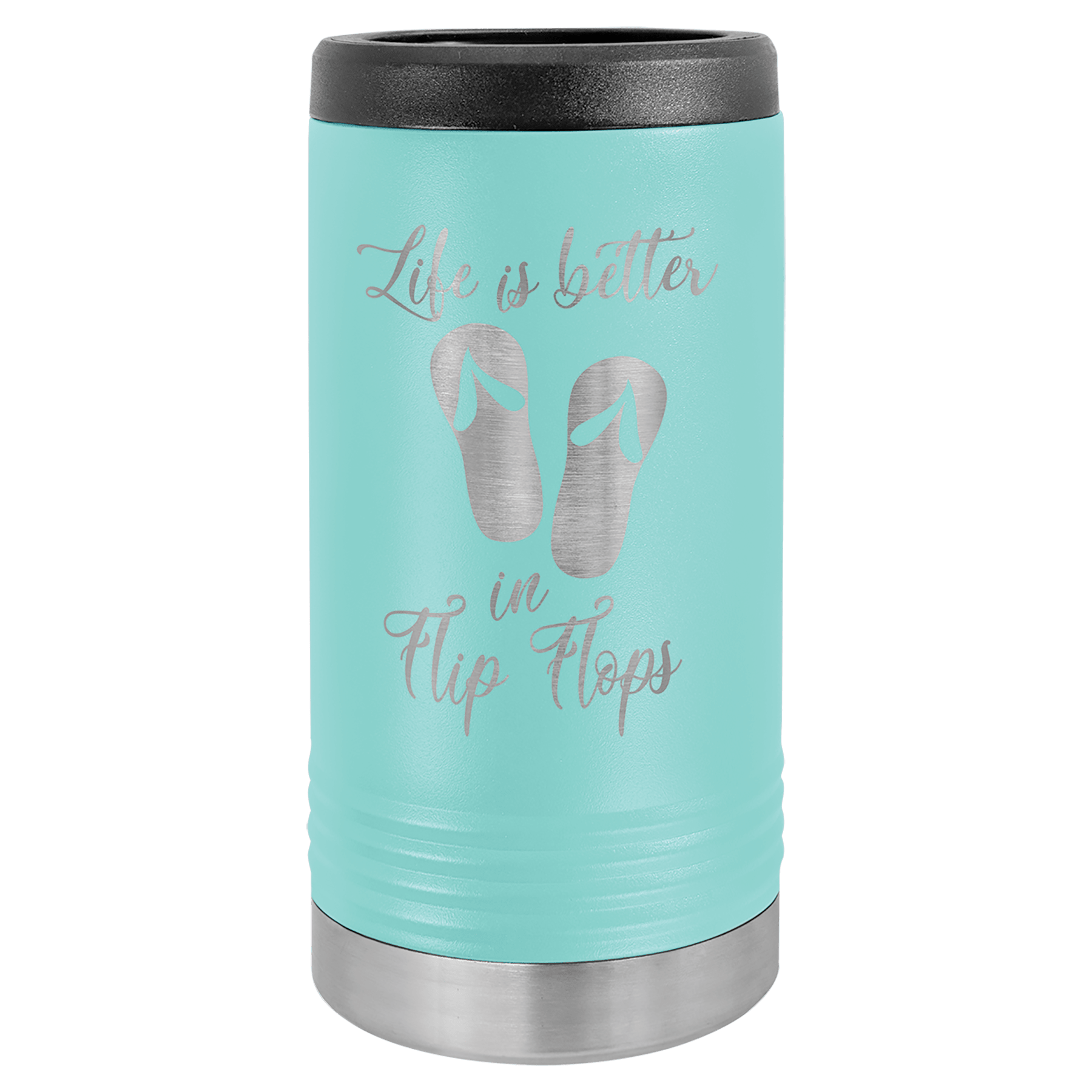 Custom Engraved Teal Stainless Steel Insulated Tall Tumbler