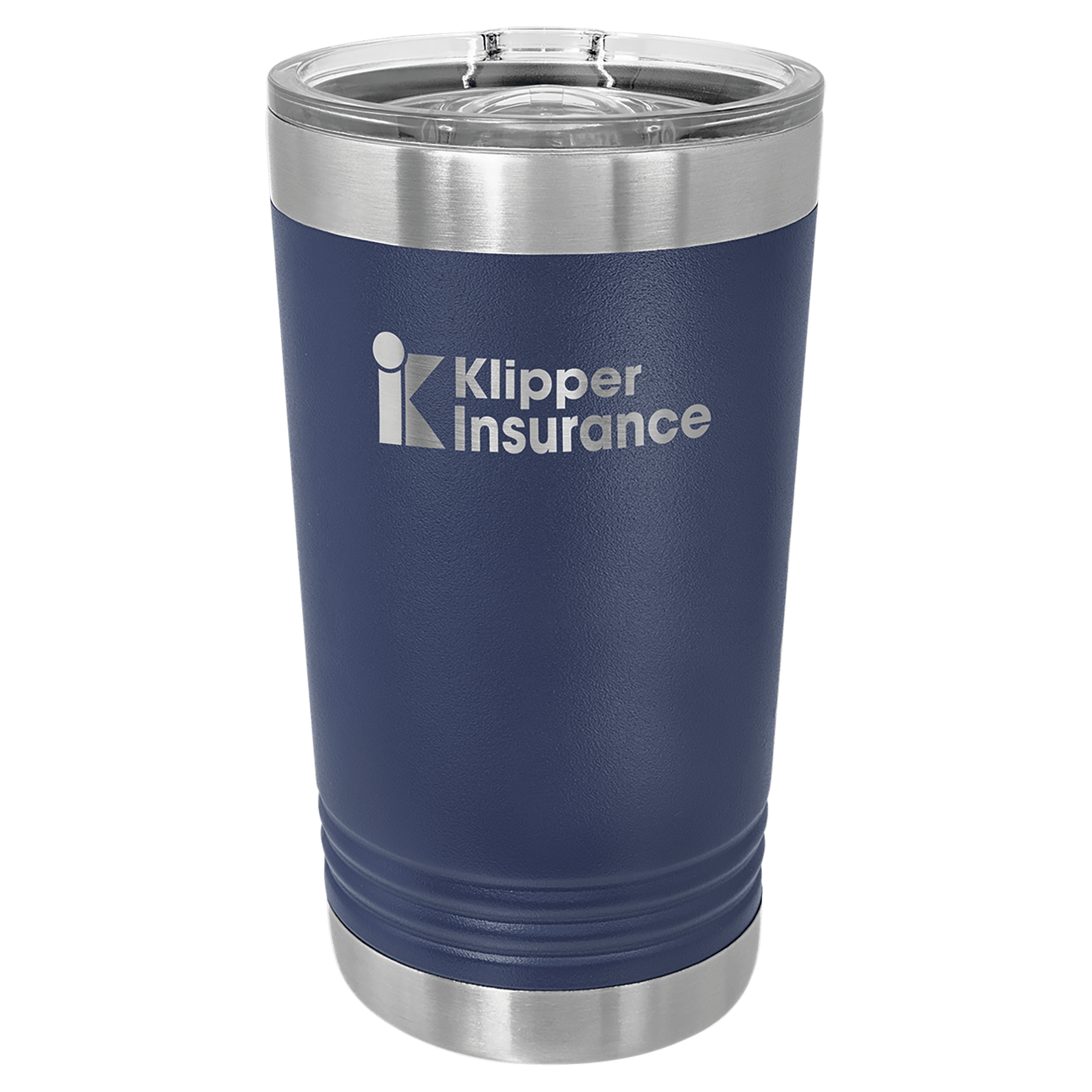 Dark Blue Stainless Steel Insulated Tumbler with Custom Logo