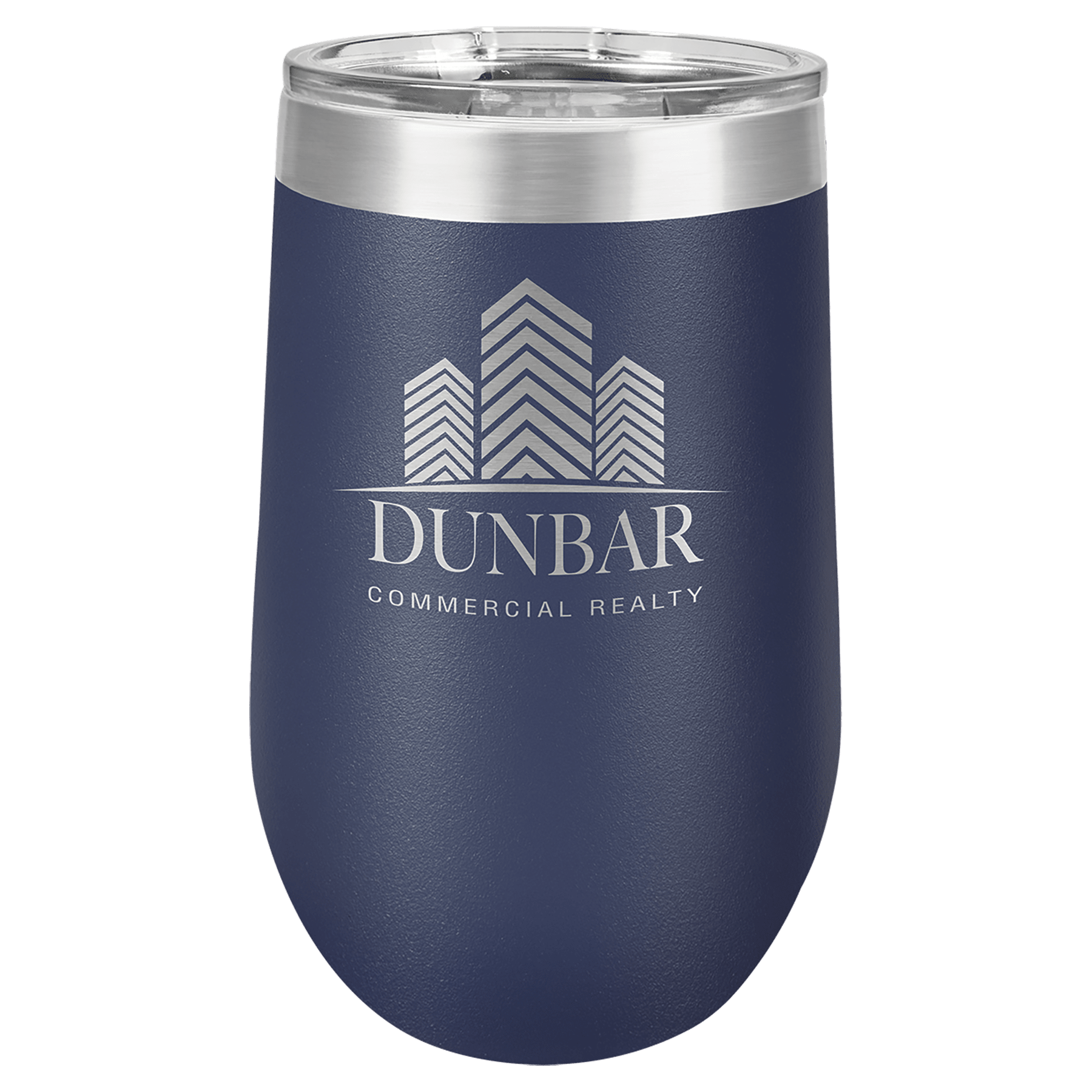 Dark Blue Tumbler Travel Mug with Custom Logo