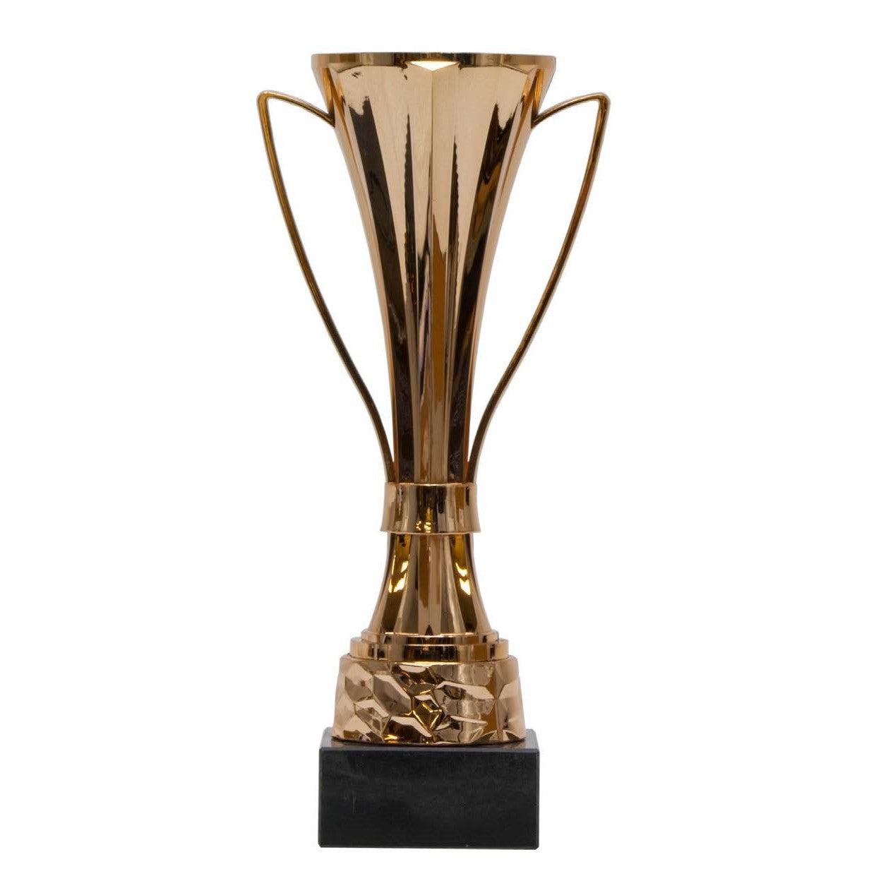Gold Trophy Cup with Black Base