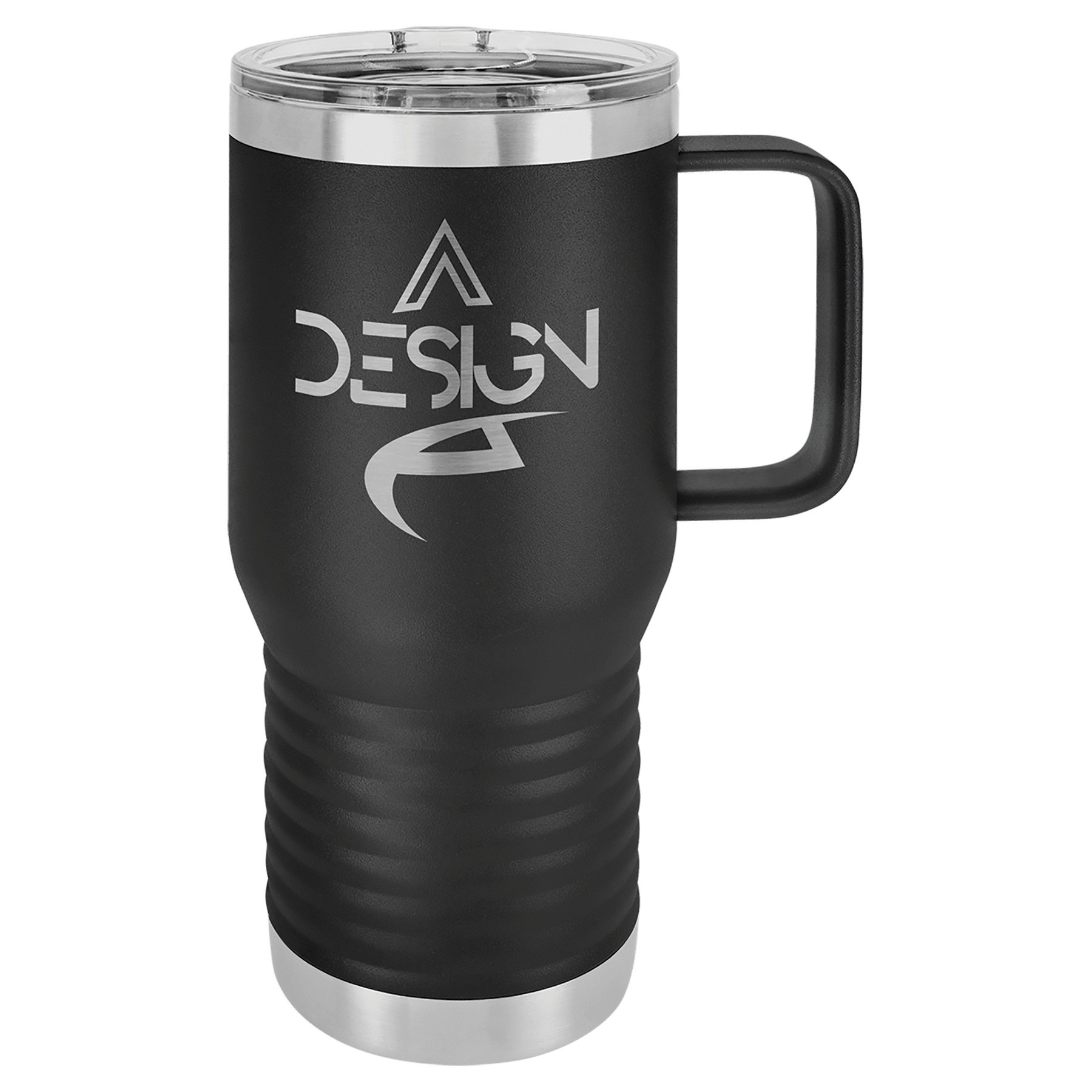Insulated Black Tumbler Mug