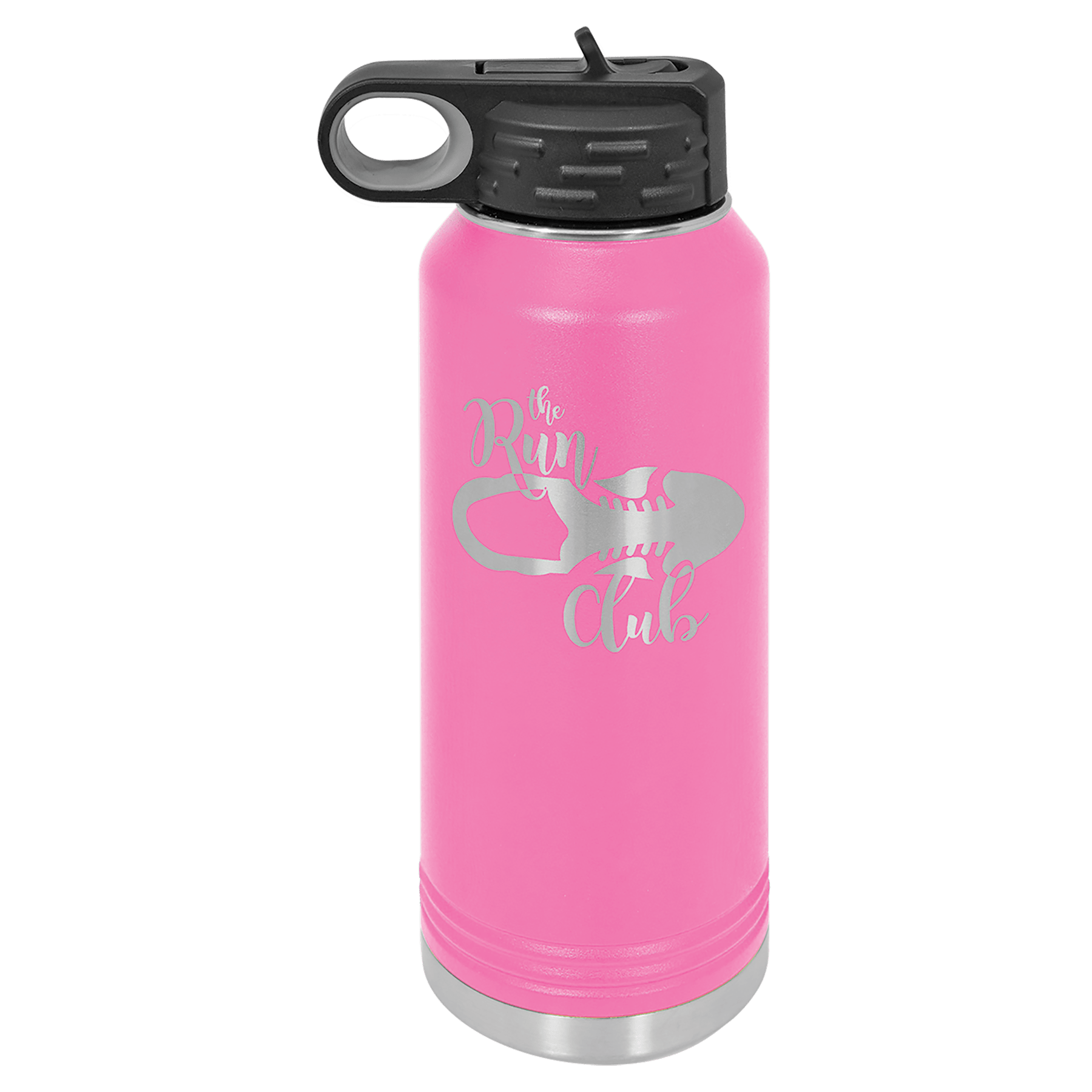 Insulated Pink Tumbler Bottle with custom logo