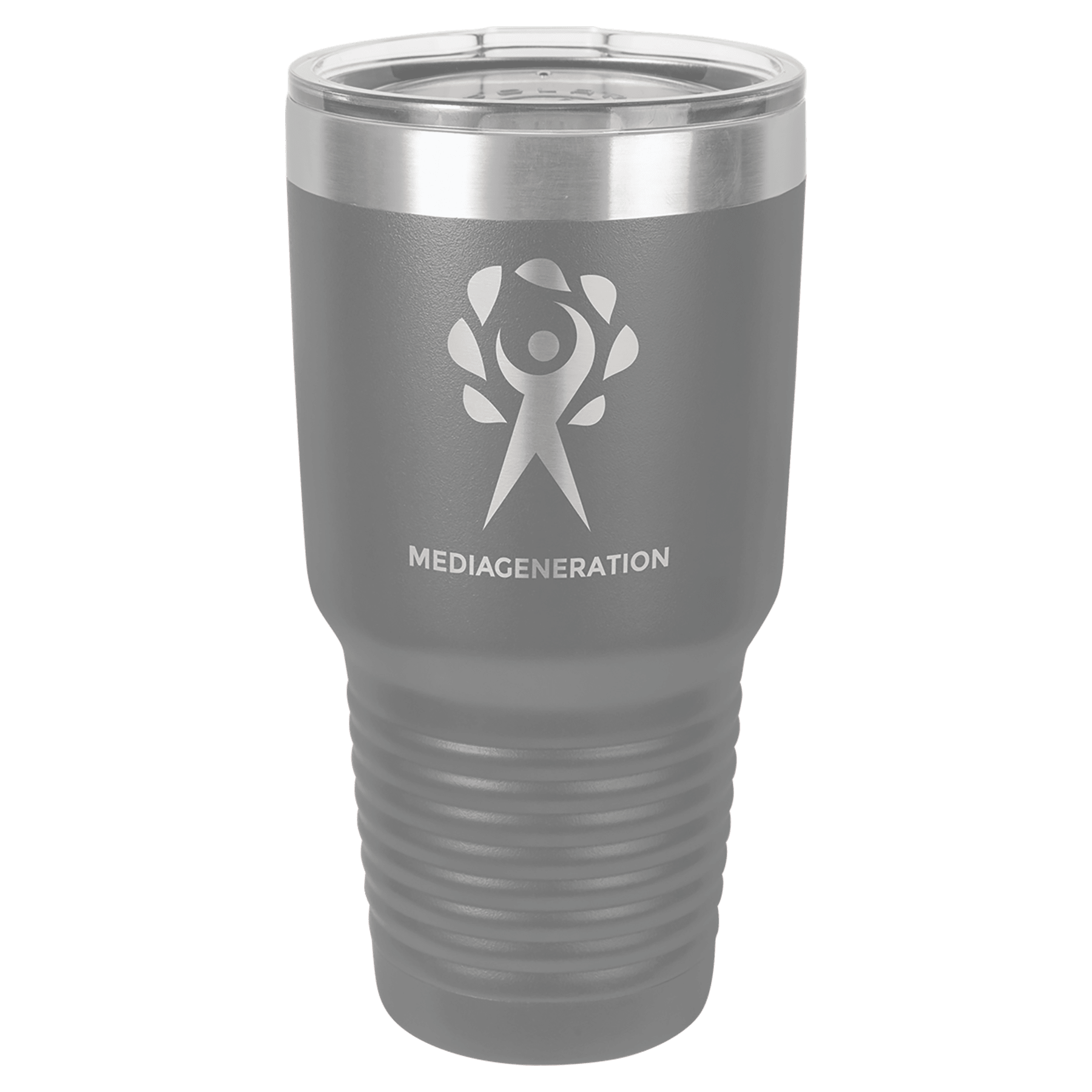 Light Grey Stainless Steel Insulated Tumbler Cup with Custom Logo