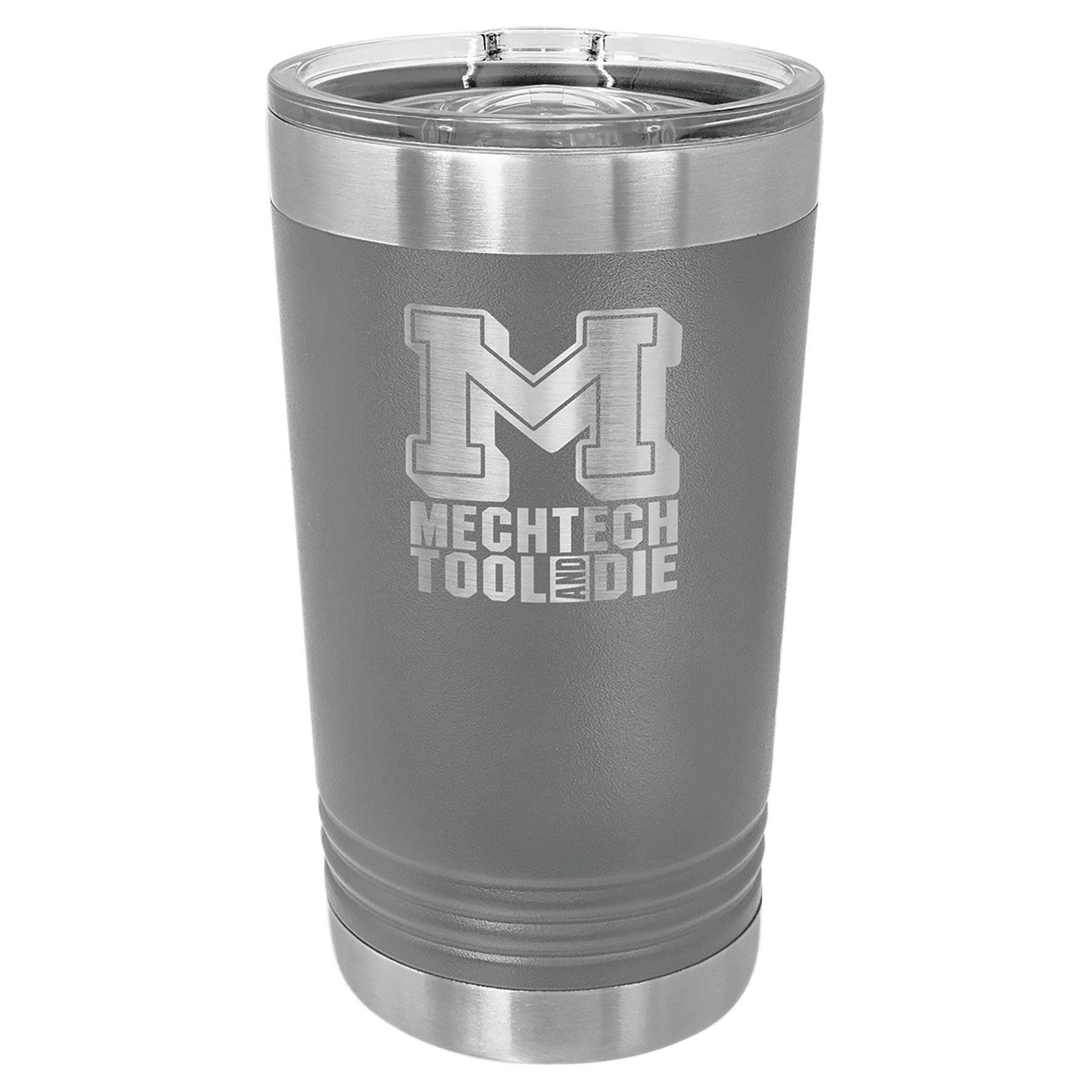 Light Grey Stainless Steel Insulated Tumbler with Custom Logo