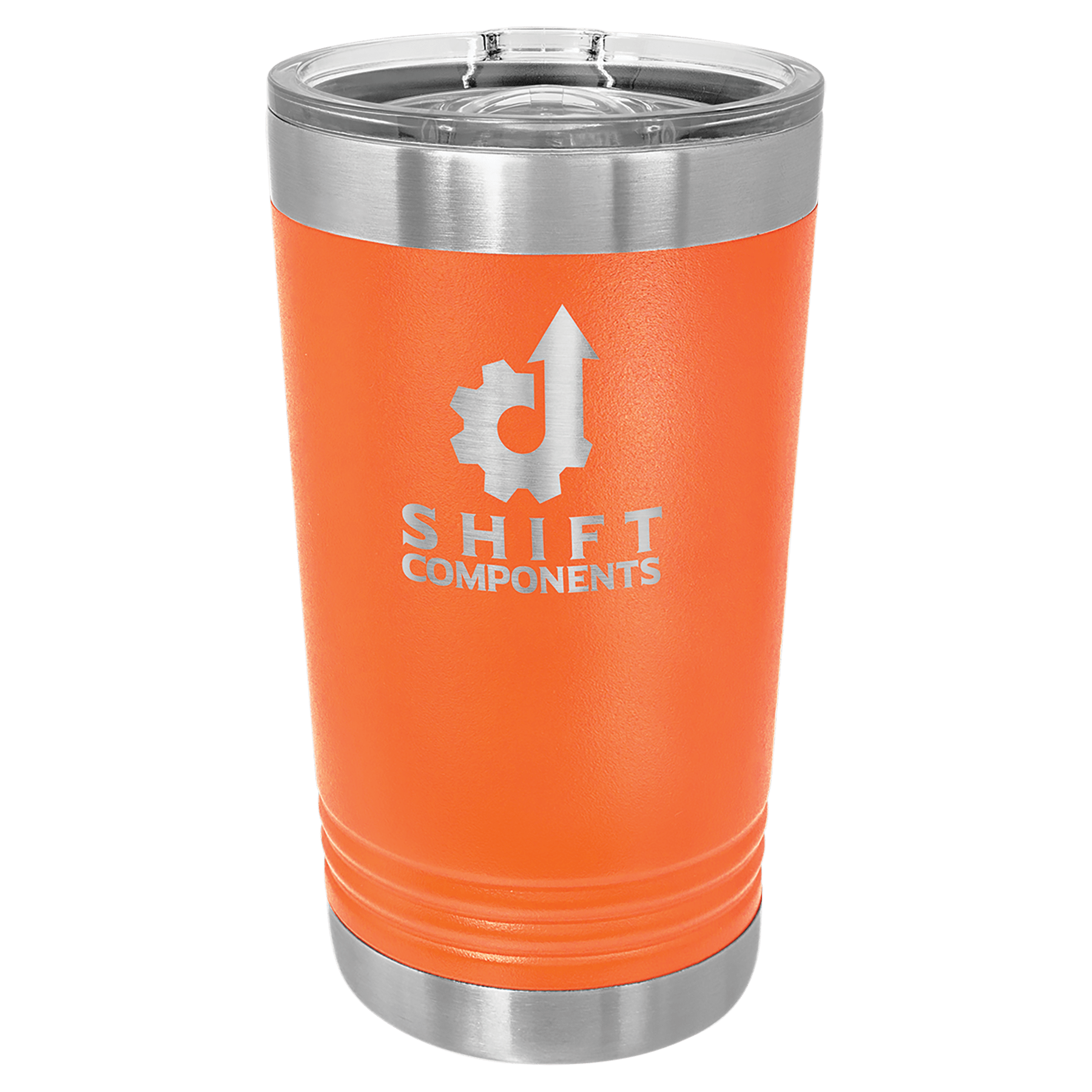 Orange Stainless Steel Insulated Tumbler with Custom Logo