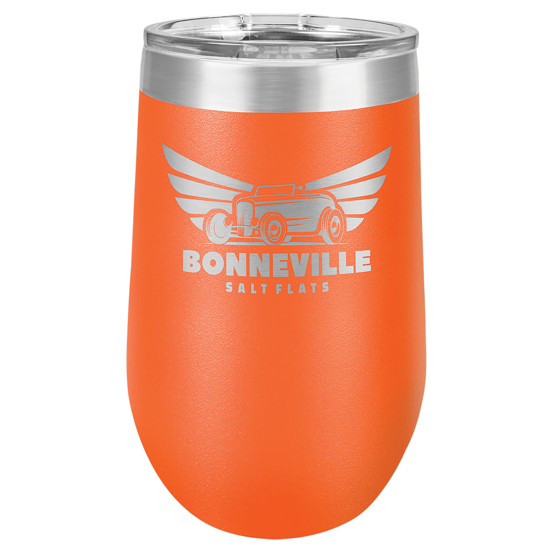 Orange Tumbler Travel Mug with Custom Logo