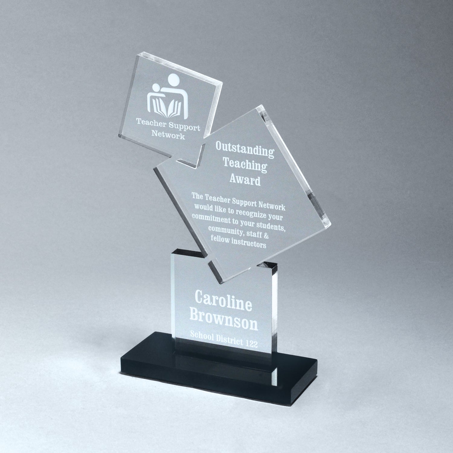 Outstanding Teaching Acrylic Award