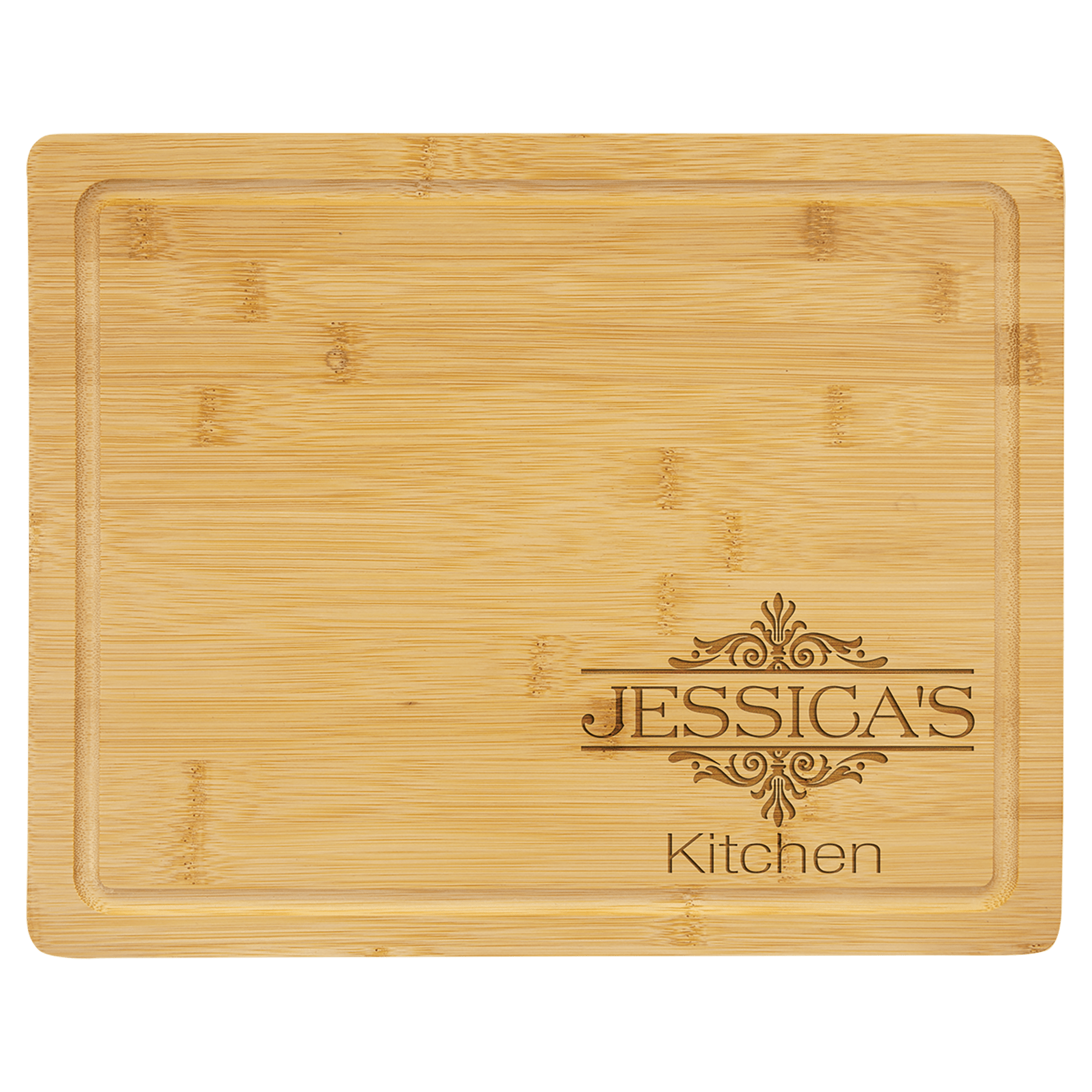 Personalized Bamboo Cutting Board with Custom Logo