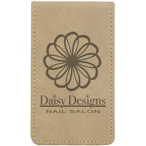 Chic business card holder with the Persoanlized logo, ideal for professionals to keep cards organized and accessible.