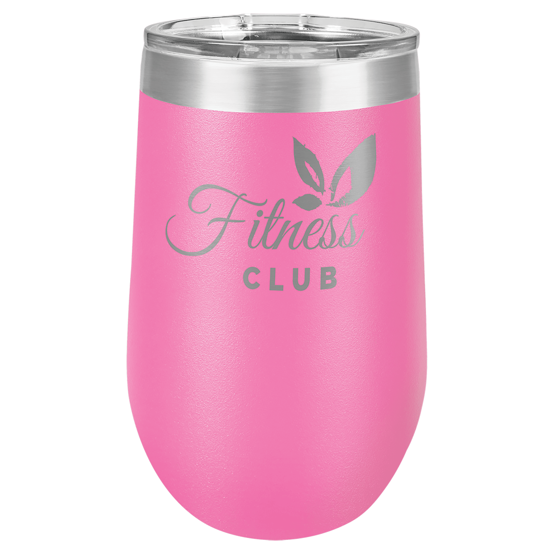 Pink Tumbler Travel Mug with Custom Logo