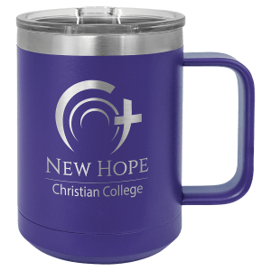 Purple Insulated Stainless Steel Tumbler Mug with Custom Logo