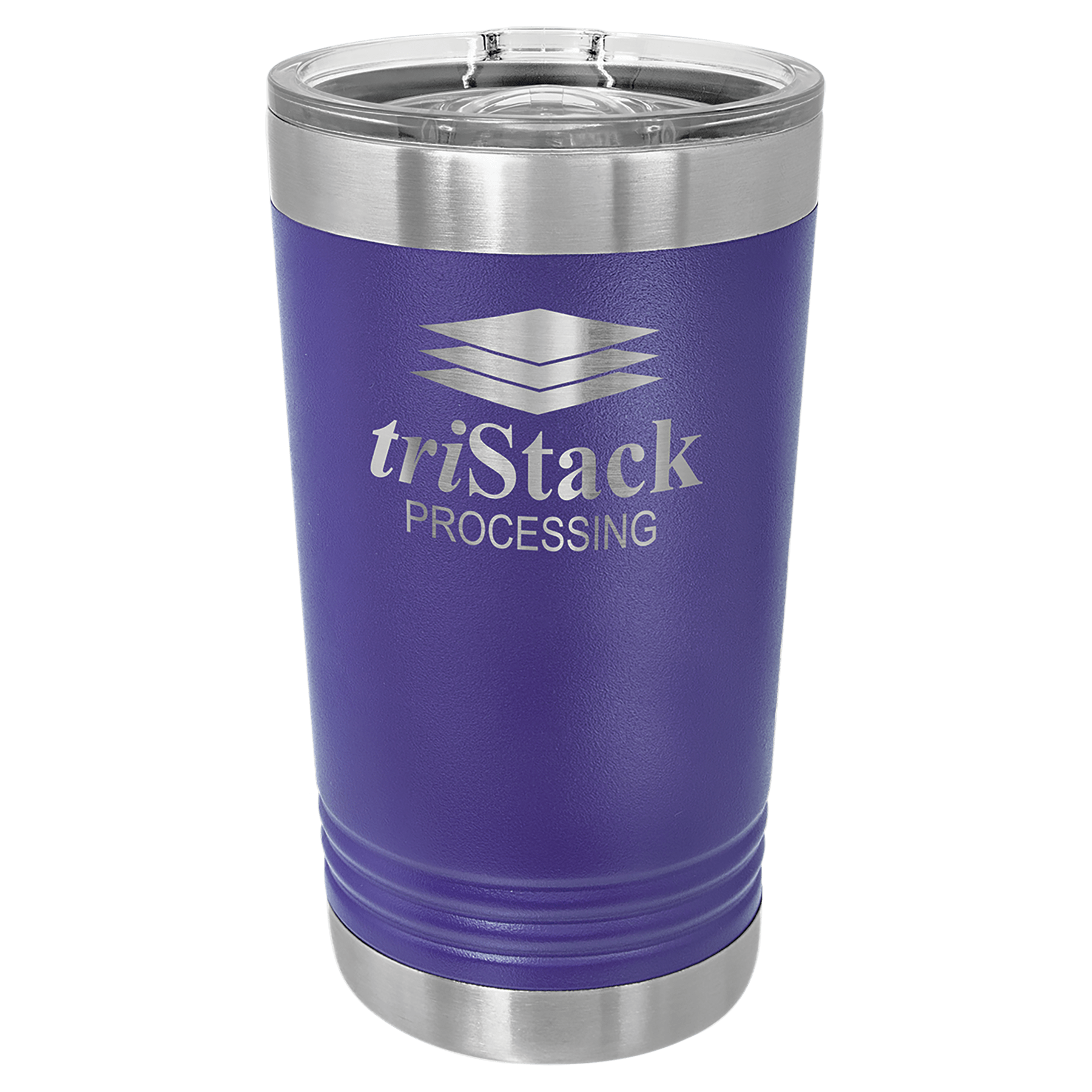 Purple Stainless Steel Insulated Tumbler with Custom Logo