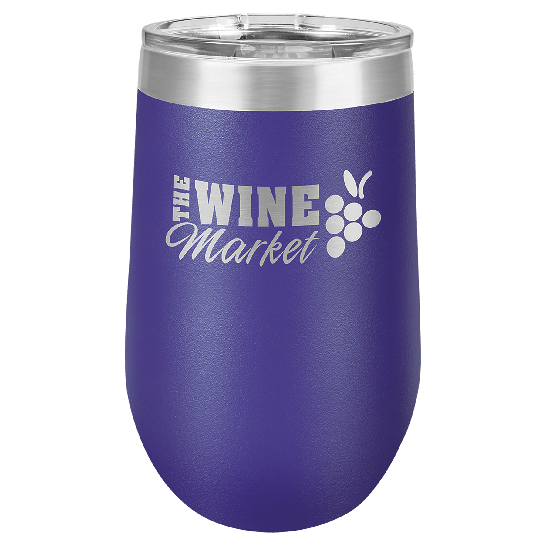 Purple Tumbler Travel Mug with Custom Logo