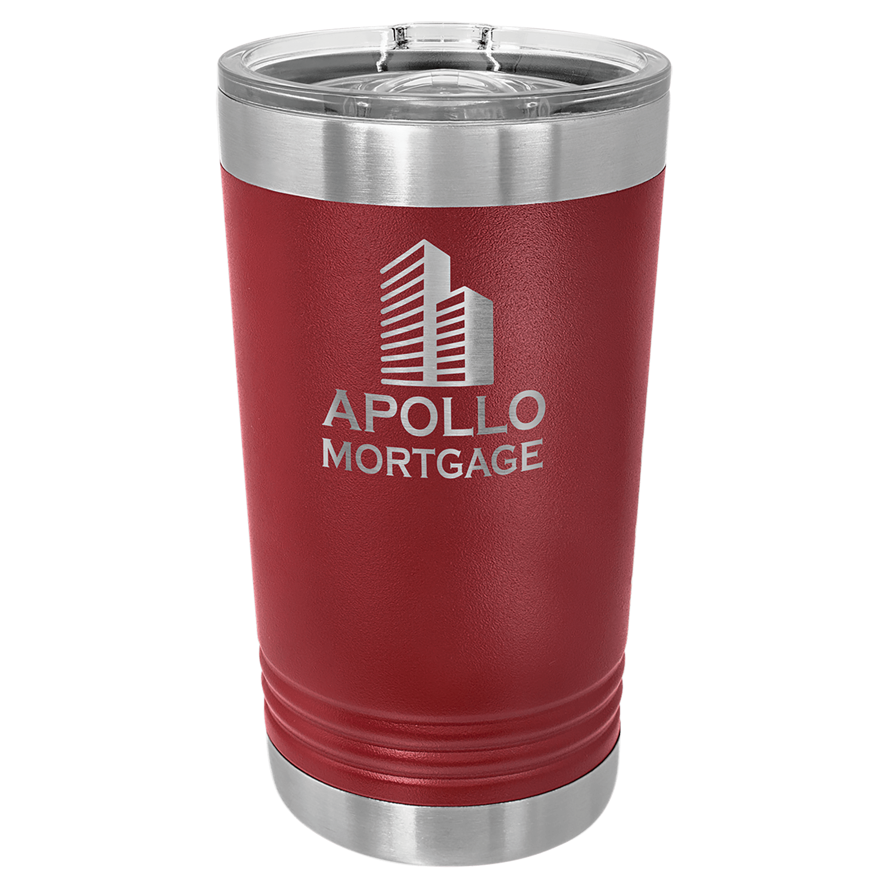 Red Stainless Steel Insulated Tumbler with Custom Logo