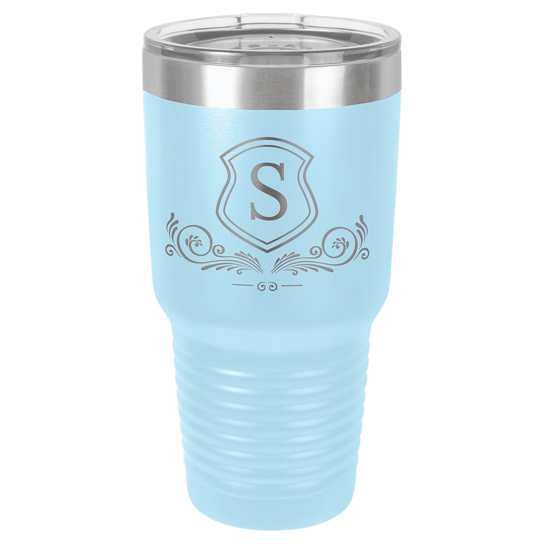 Sky Blue Stainless Steel Insulated Tumbler Cup with Custom Logo