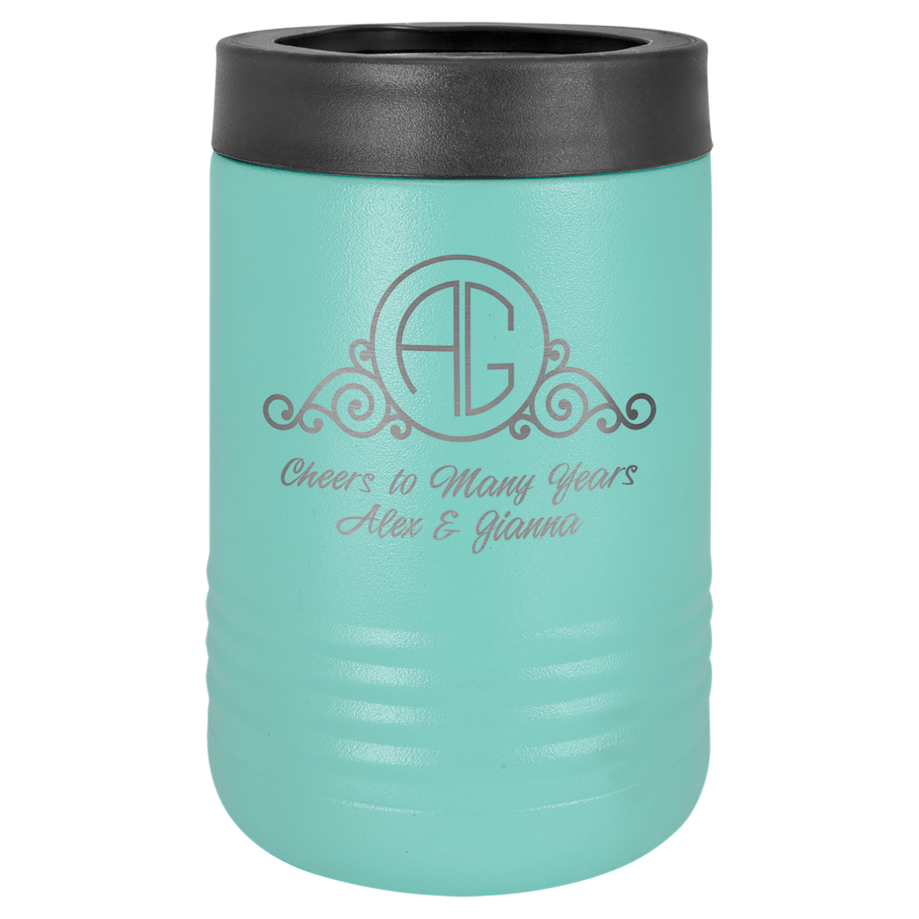 Teal Stainless Steel Insulated Tumbler with Custom Message Engraving