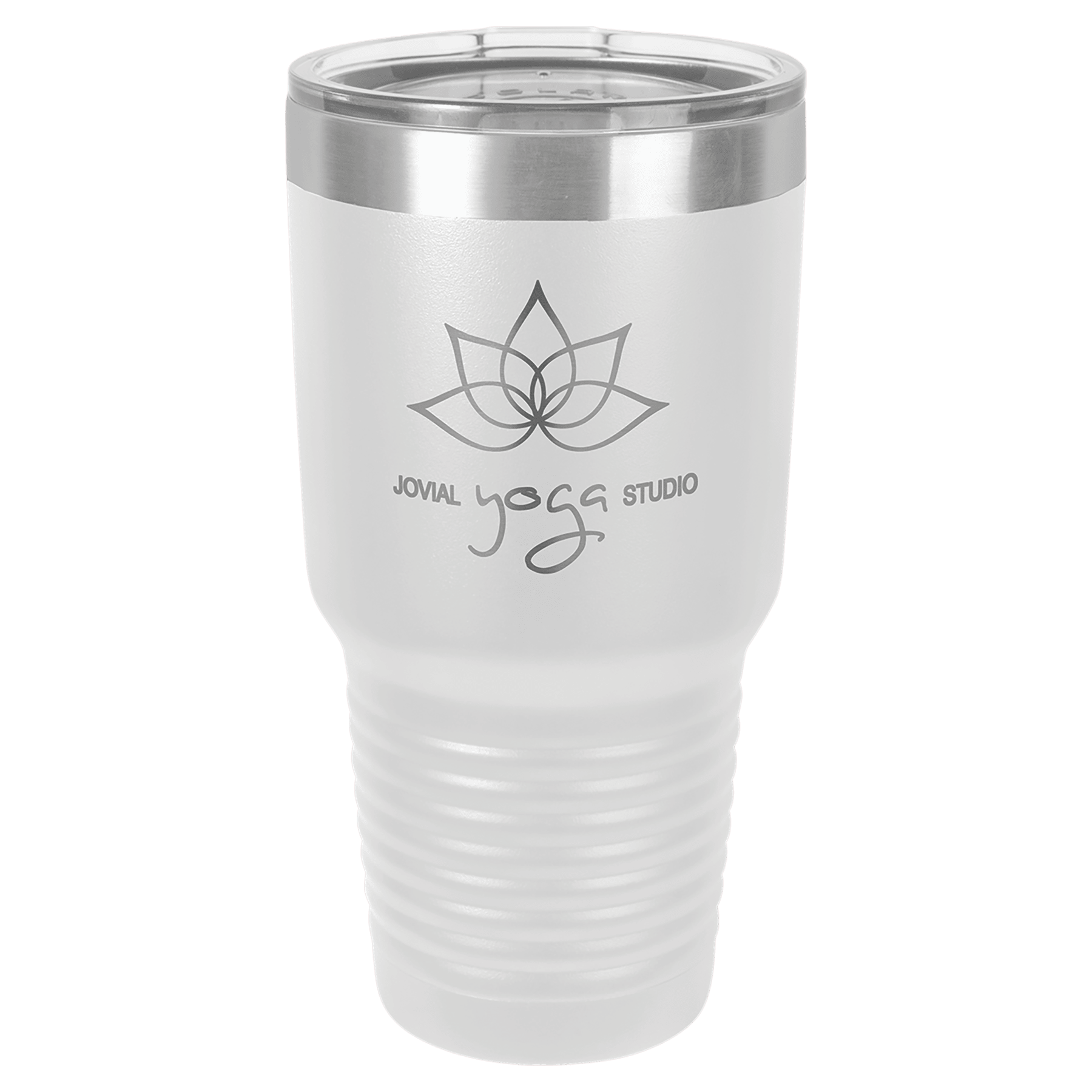 White Stainless Steel Insulated Tumbler Cup with Custom Logo