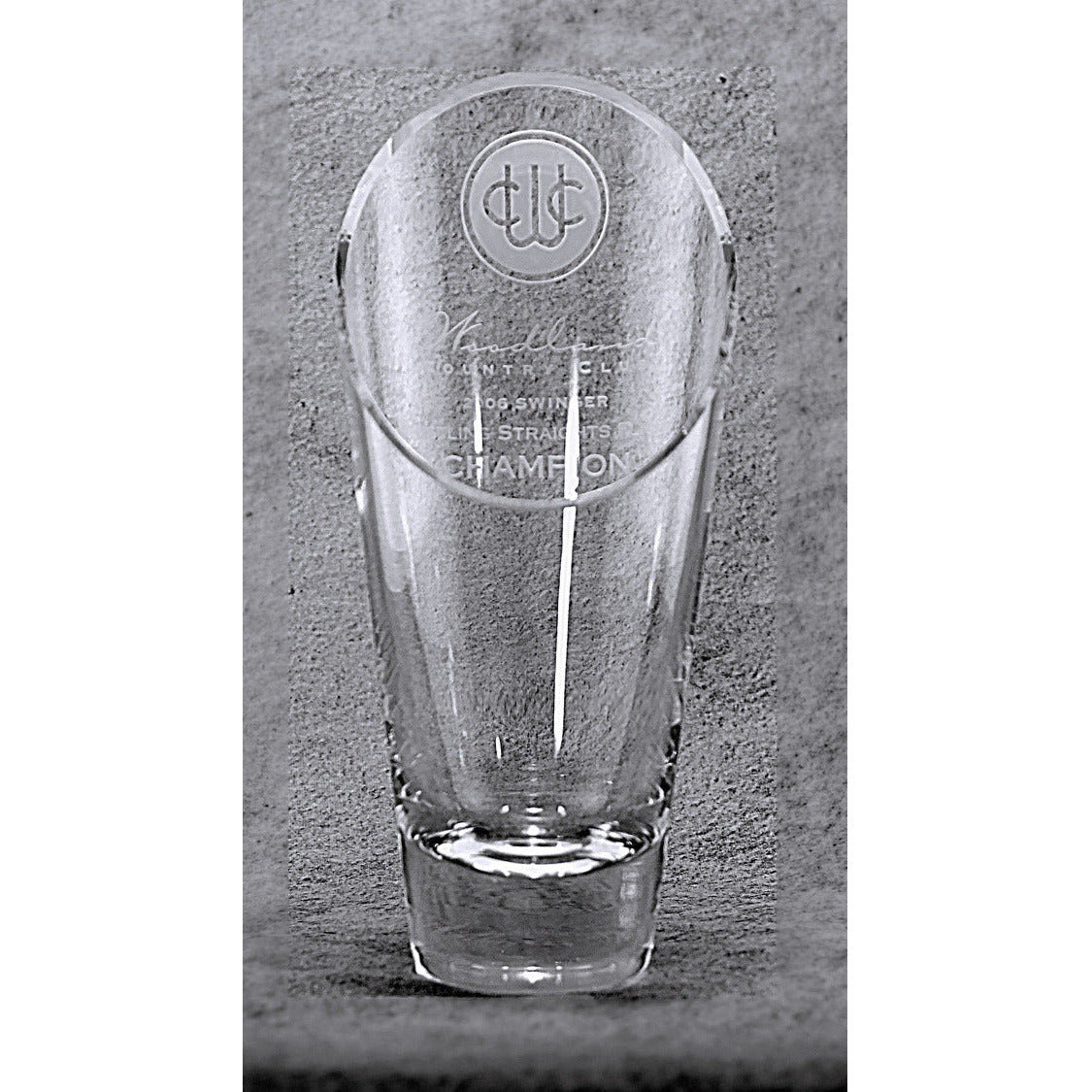 Slant Top Glass Vase Award