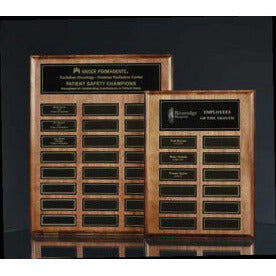 Perpetual Walnut Plaque Award with Magnetic Plates