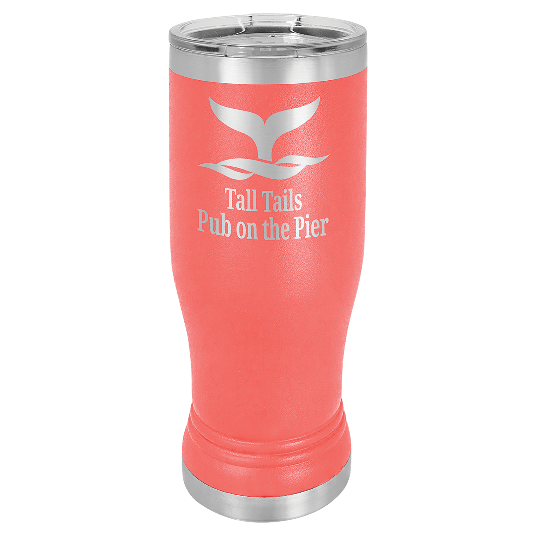 Baby Pink Insulated Stainless Steel Tumbler Mug with Custom Engraved Logo 