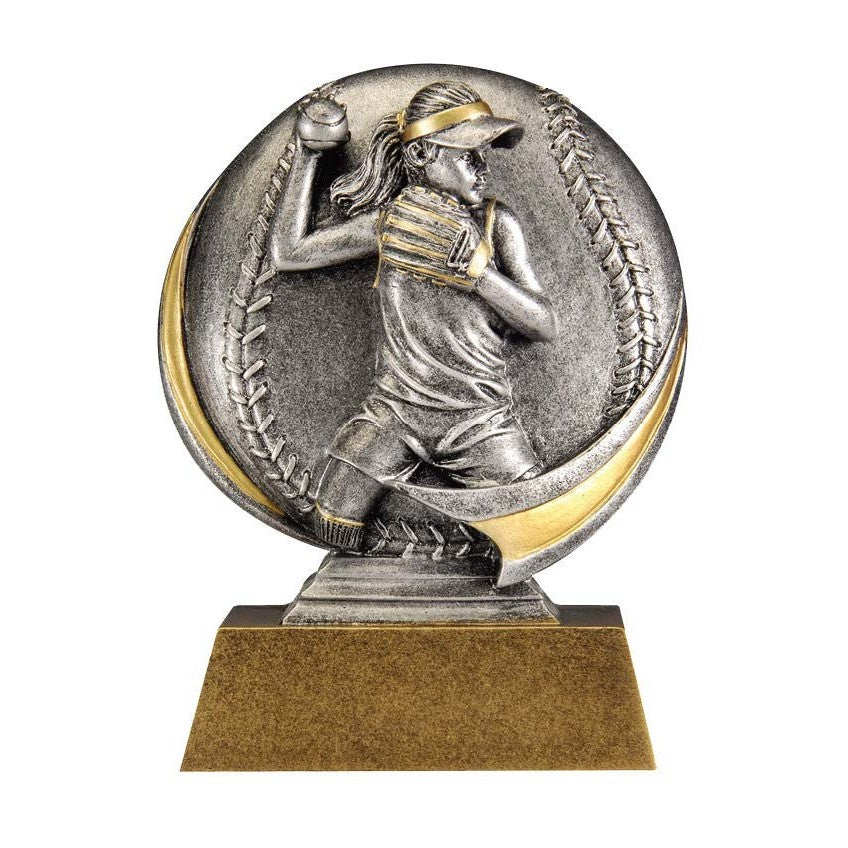 Baseball Girl Sculpture Award