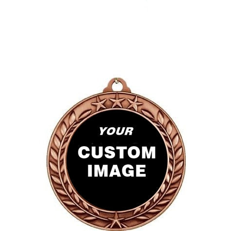 2 3/4" - Wreath Antique Medallion - CUSTOMIZE IT!