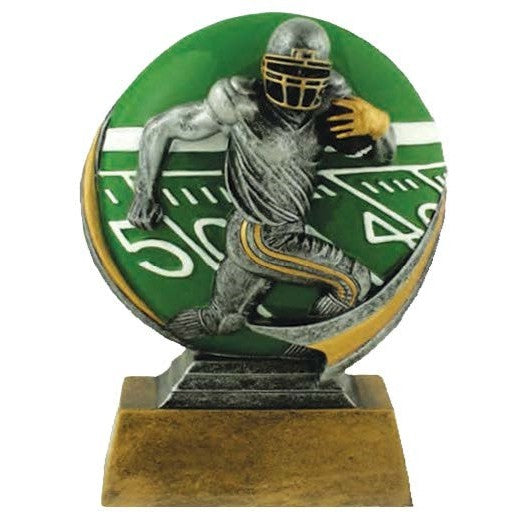 Football Player Running Sculpture Award