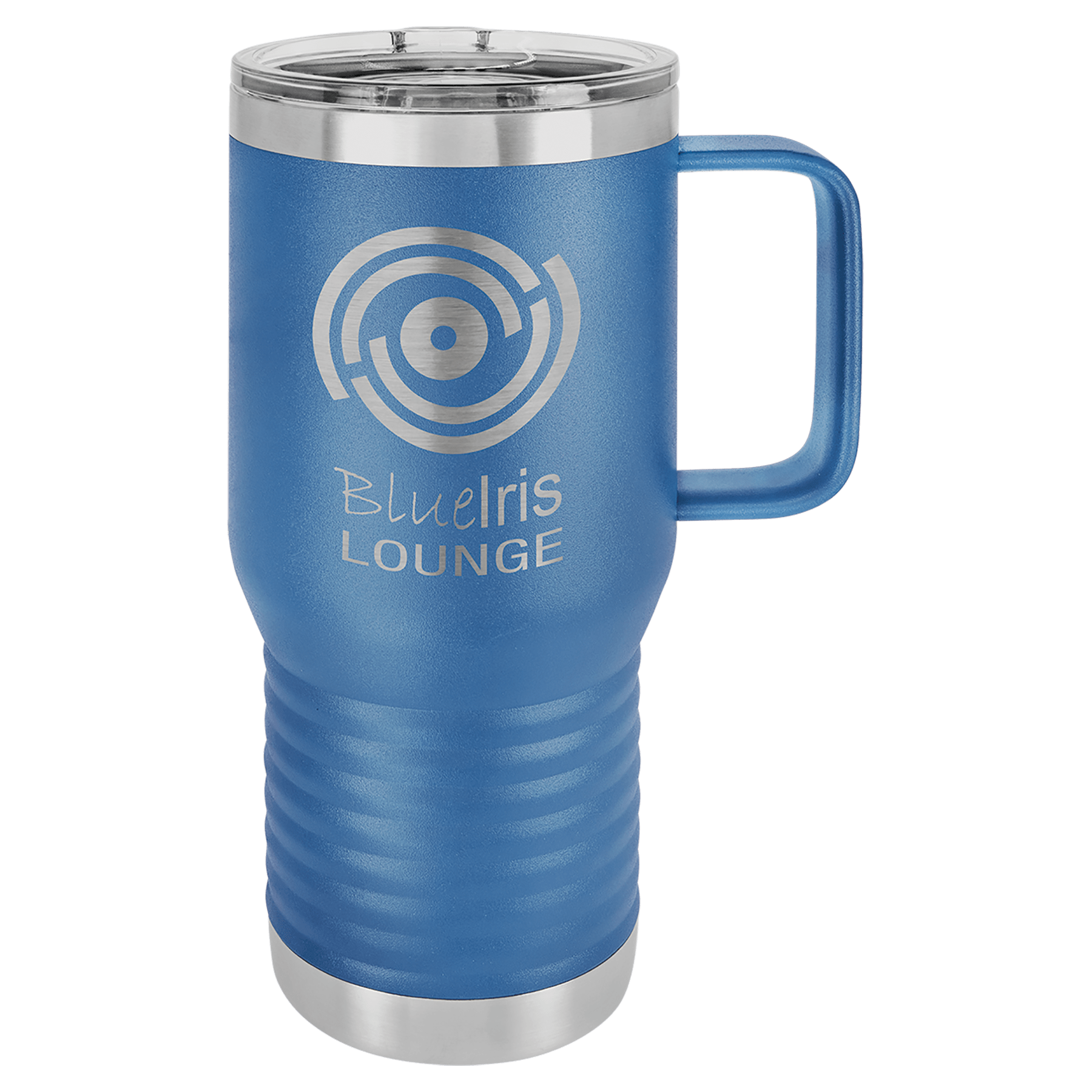 Light Blue Insulated Tumbler Mug with Custom Logo