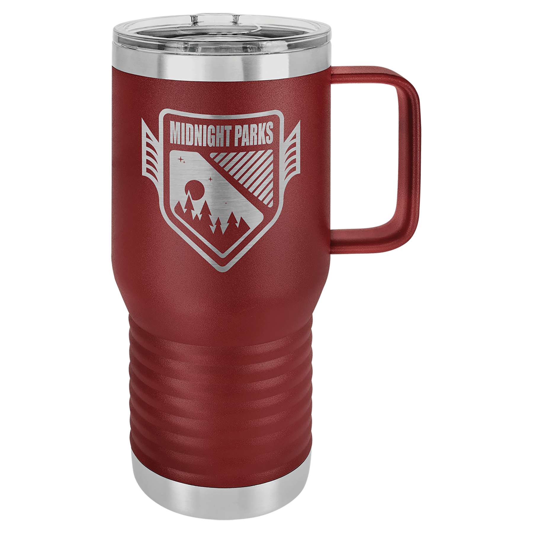 Maroon Insulated Tumbler Mug with Custom Logo