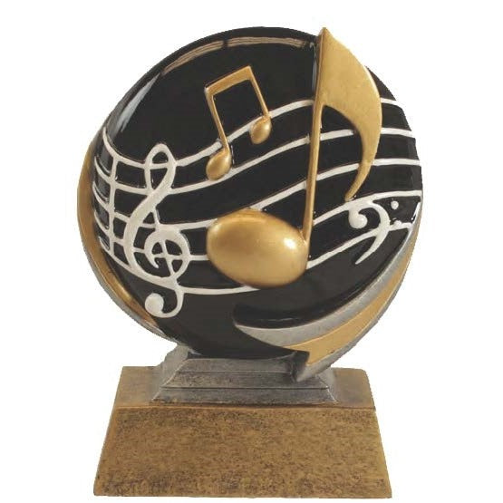 Music Sculpture Award Black background