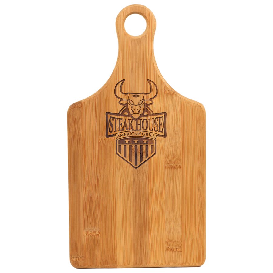 Personalized Bamboo Cutting Board with Custom Logo