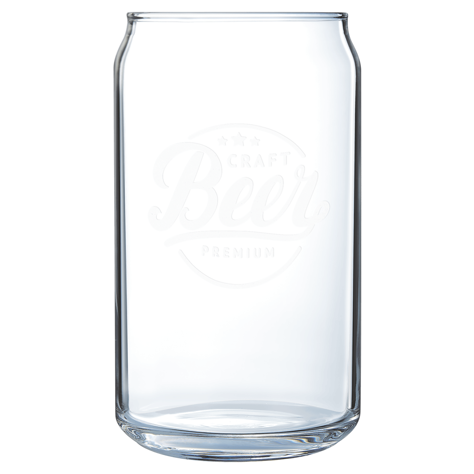 Personalized Slim beer glass designed for lagers and ales, enhancing the drinking experience.