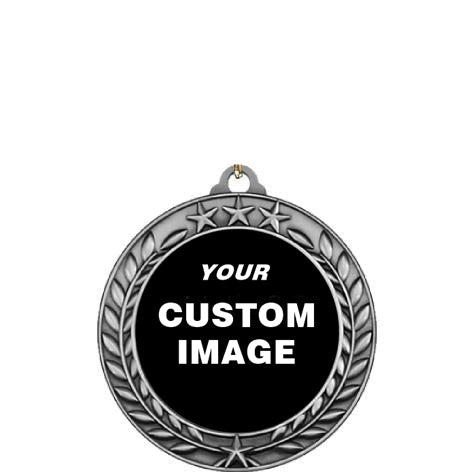2 3/4" - Wreath Antique Medallion - CUSTOMIZE IT!