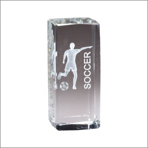 Soccer Crystal Award 
